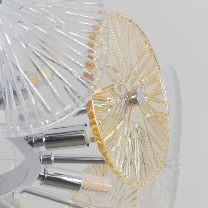 Светильник подвесной SAPFIR SPF-8742 CHROME/РОМ ` D520/H200/10/G9/40W DAISY 25-03 (1)