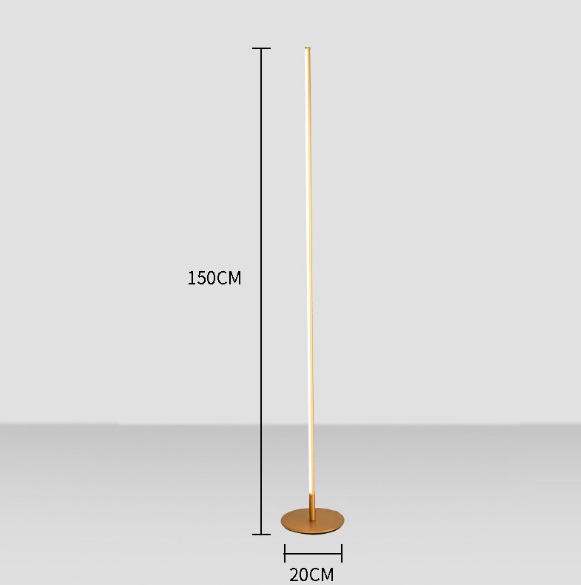 Светильник DZN-4262 GOLD/ЗОЛОТО ` D200/H1500/1/LED/12W 4000K Minimal Line DZN21-11