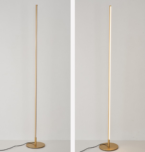 Светильник DZN-4262 GOLD/ЗОЛОТО ` D200/H1500/1/LED/12W 4000K Minimal Line DZN21-11