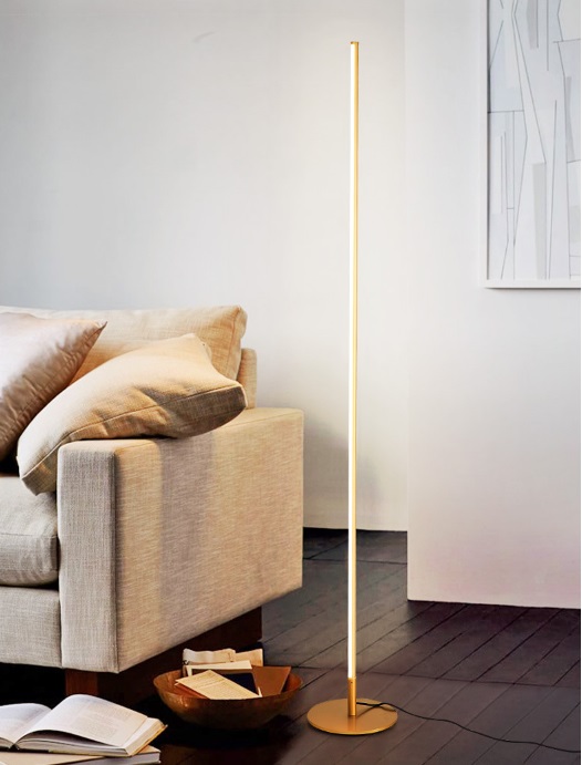 Светильник DZN-4262 GOLD/ЗОЛОТО ` D200/H1500/1/LED/12W 4000K Minimal Line DZN21-11