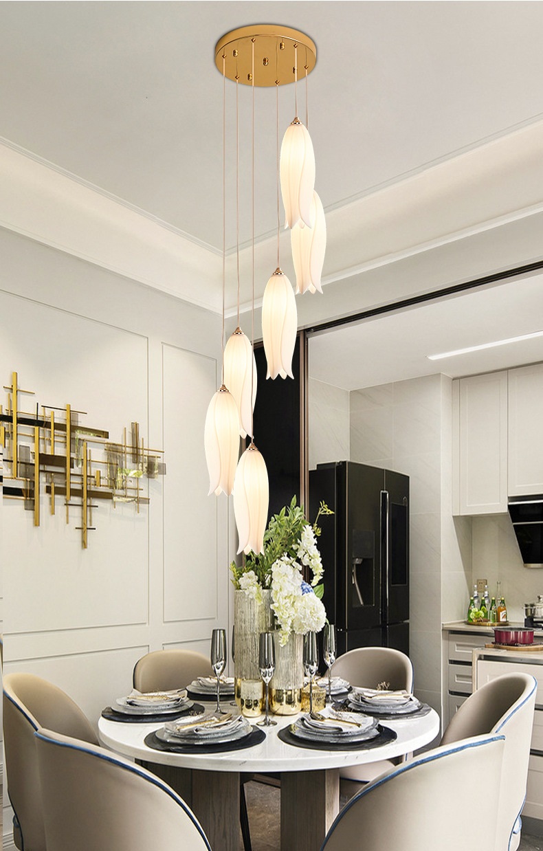 Светильник DZN-11577 ЗОЛОТО + БЕЛАЯ КЕРАМИКА ` D300/H2500/6/G9/60W + декоративная птичка ARGANA 24-0