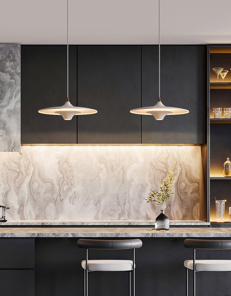 Светильник подвесной DZN-11601 БЕЛЫЙ ` D350/H1500/1/LED/12W/4500K SOMBRERO