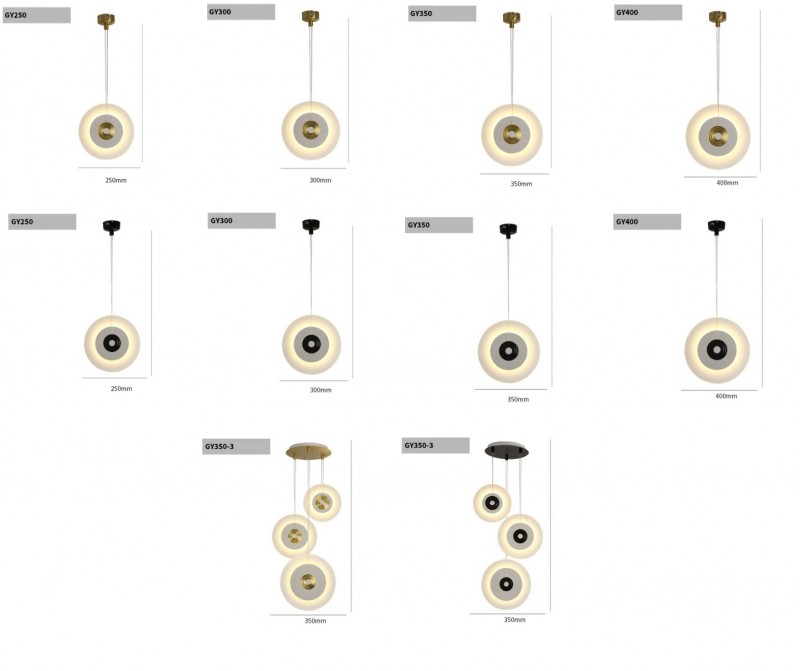 Светильник DZN1-4-26 BLACK/ЧЕРНЫЙ ` D250/1200/1/LED/6W