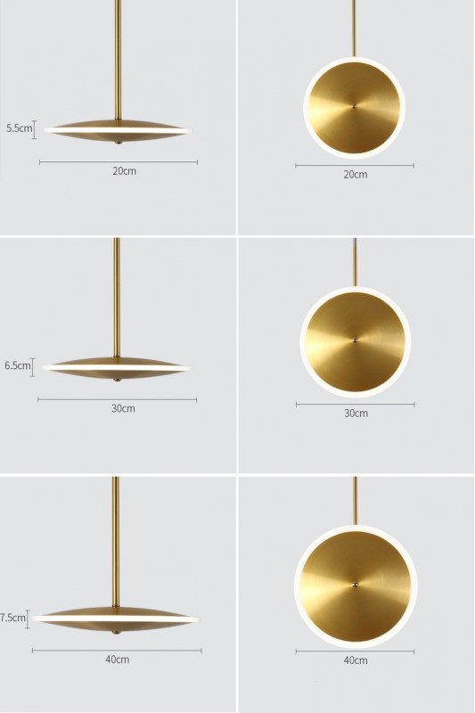 Светильник DZN1-4-49 BRONZE/БРОНЗА ` D200/H1200/1/LED/6W GOAL
