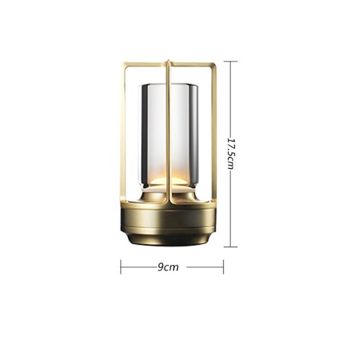 Светильник DZN-5689 БРОНЗА ` D90/H175/1/LED/5W/2800-6500K фонарь с аккумулятором для пикника PICNIC