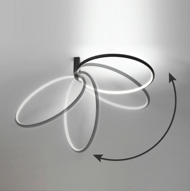 Светильник DZN-33689 ЧЕРНЫЙ ` D500/H250/1/LED/20W/4500K 24-09