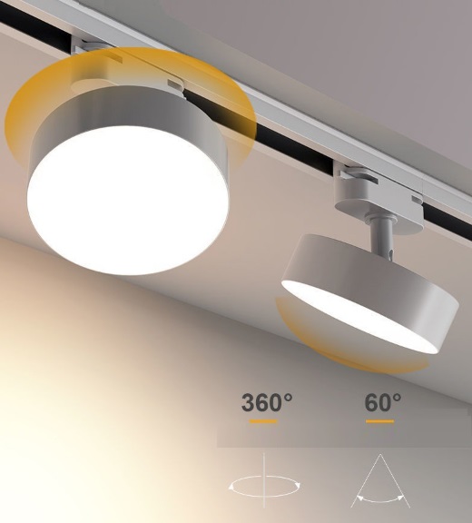 Светильник IL.0014.0060 WHITE/БЕЛЫЙ ` D140/H190/LED/1/18W 4000K BRAIN SPF22-05 (1/20)
