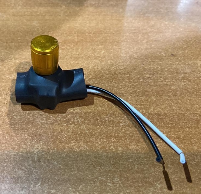 Кнопка включения - поворотный переключатель диммера 3A, ЗОЛОТО SPF9097