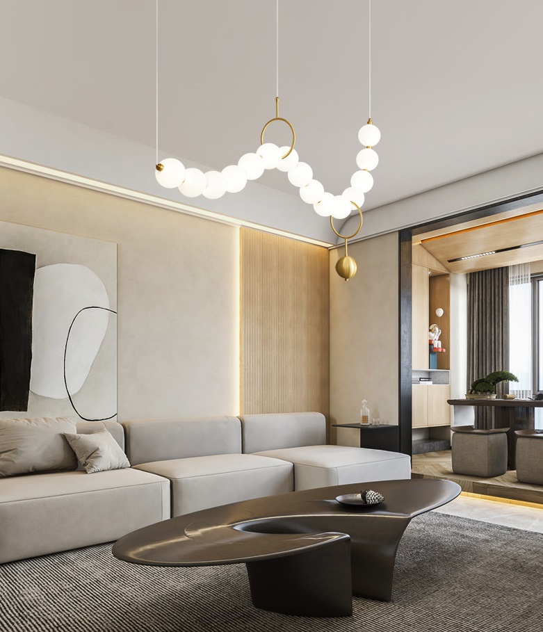 Светильник DZN-36260 БРОНЗА ` D1100*400/H1200/15/LED/57W/4500K N-LACEE