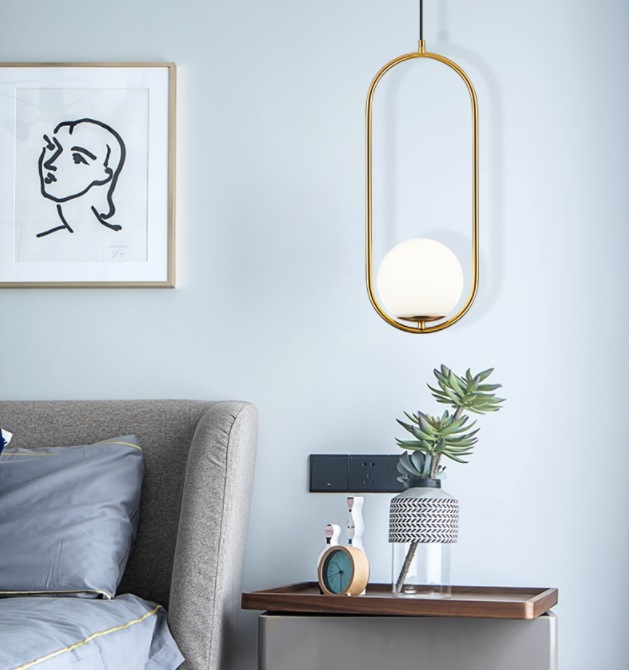 Светильник DZN4638 BRONZE/БРОНЗА ` D200/H500/1/E27/60W BALL D150