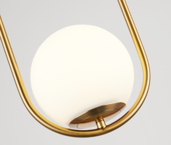 Светильник DZN4638 BRONZE/БРОНЗА ` D200/H500/1/E27/60W BALL D150