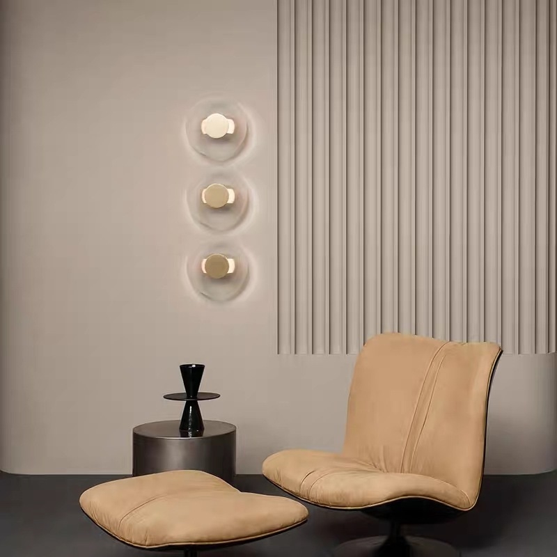 Светильник DZN-69758 ЗОЛОТАЯ БРОНЗА ` D250/H80/1/LED/.W/4000K стекло прозрачное, с рельефом 24-05