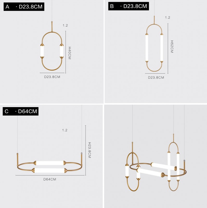 Светильник DZN1-4-06 BRONZE/БРОНЗА ` 2/LED/12W/4500K MOFFITT