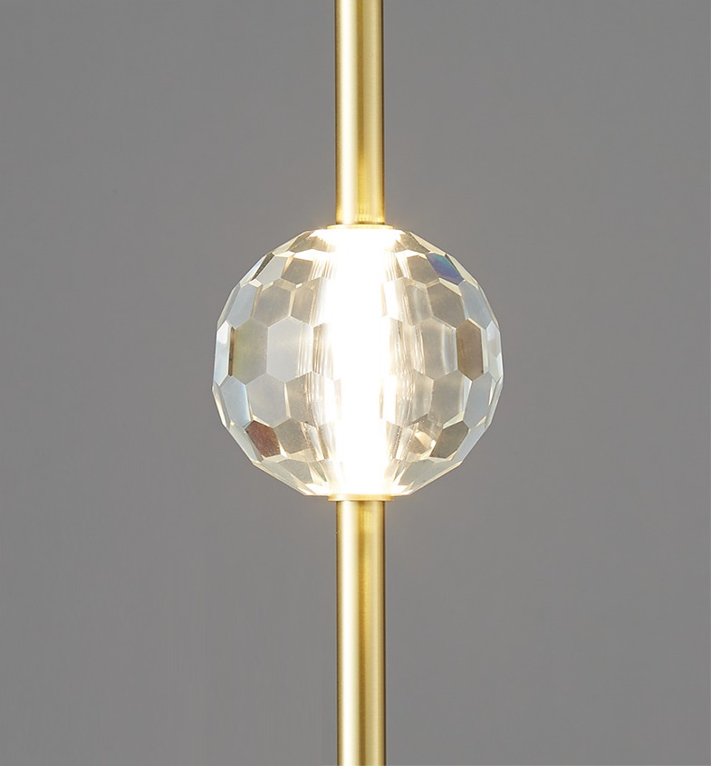 Светильник DZN-11028 БРОНЗА ` D100*550/H1500/1/LED/5W/4000K 24-01 VST