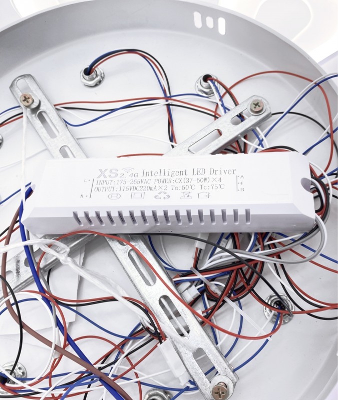 Светильник SPF-1523 WHITE/БЕЛЫЙ ` D500/H100/8/LED/120W/3D 2.4G SPF21-10 (1) Лоренсо