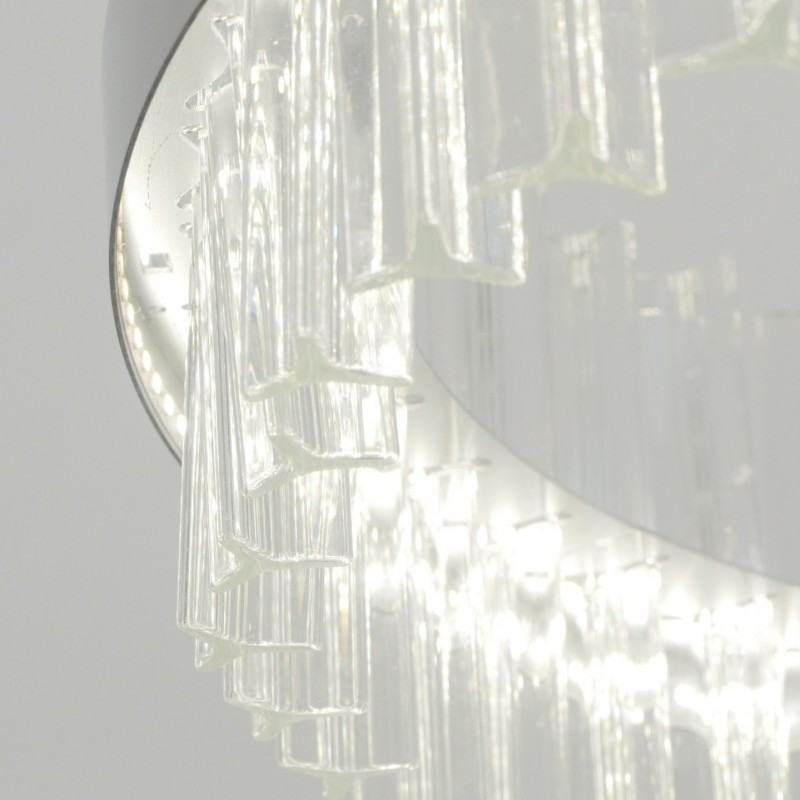 Светильник MD.6018 СHROME/РОМ ` D400+600/H1200/1/LED/100W/4500K ASK DZN22-05