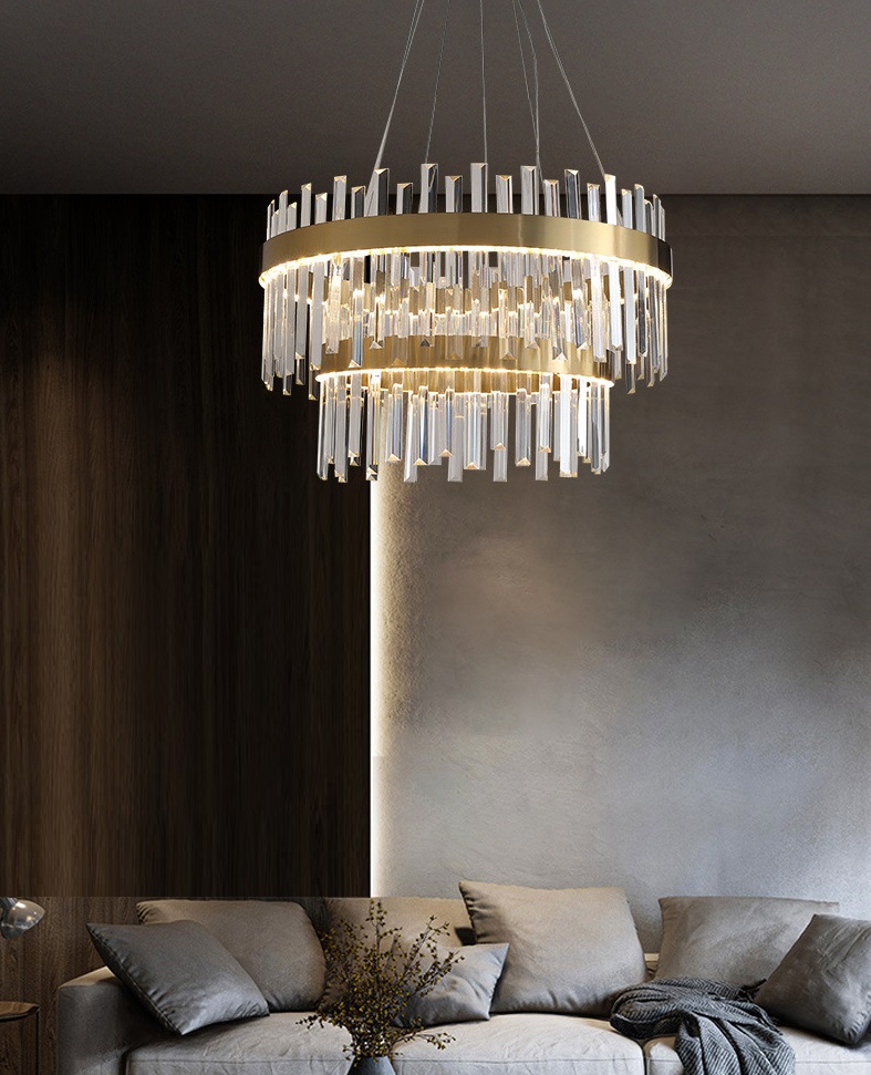 Светильник MD.6024 BRASS/ЛАТУНЬ ` D400+600/H1200/1/LED/...W 4500K ASK2 DZN22-05