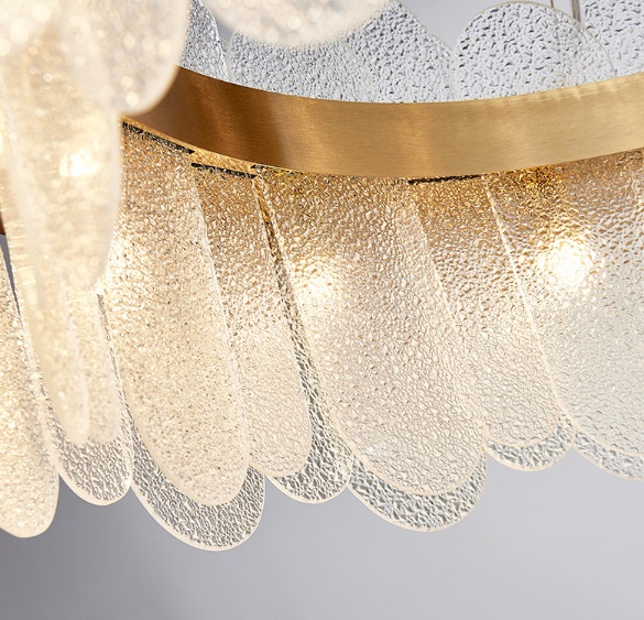 Светильник MD.6029 BRASS/ЛАТУНЬ ` D600/H1200/12/G9/40W PETAL DZN22-05