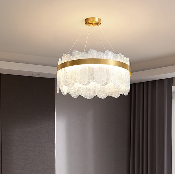 Светильник MD.6029 BRASS/ЛАТУНЬ ` D600/H1200/12/G9/40W PETAL DZN22-05