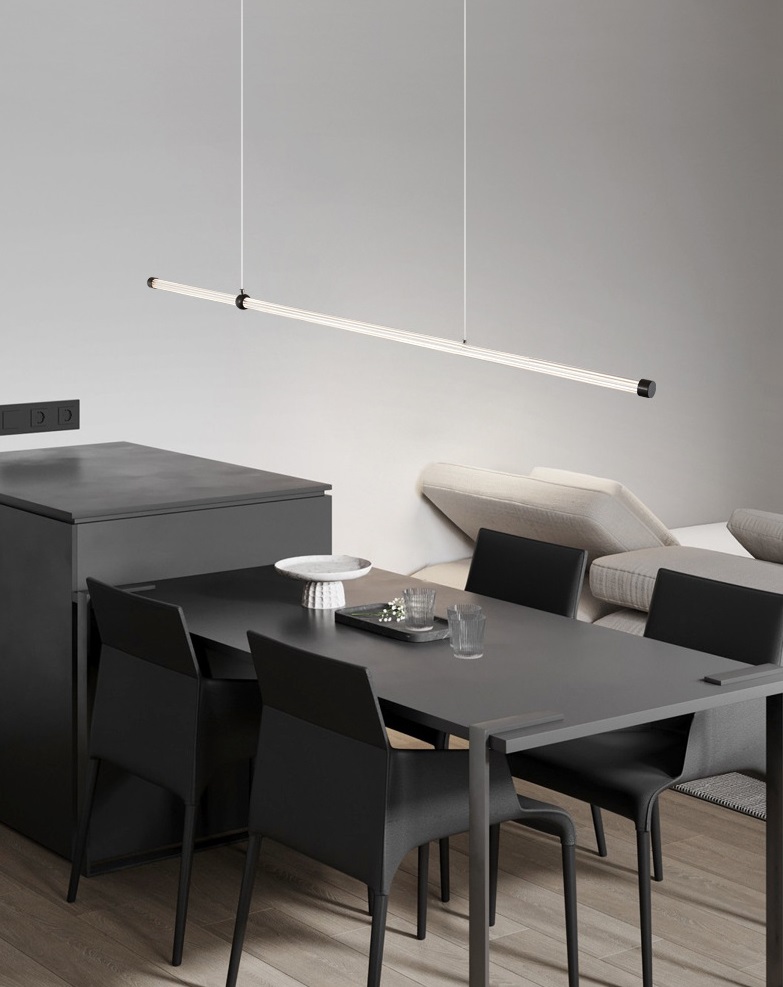 Светильник DZN-33632 ЧЕРНЫЙ ` D1200*40/H1200/1/LED/28W/3000-6500K RELIEF