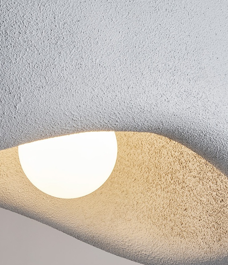 Светильник DZN-6112 БЕЛЫЙ ` D500*400/H1200/1/E27/60W белый шнур STONE 24-12 VST