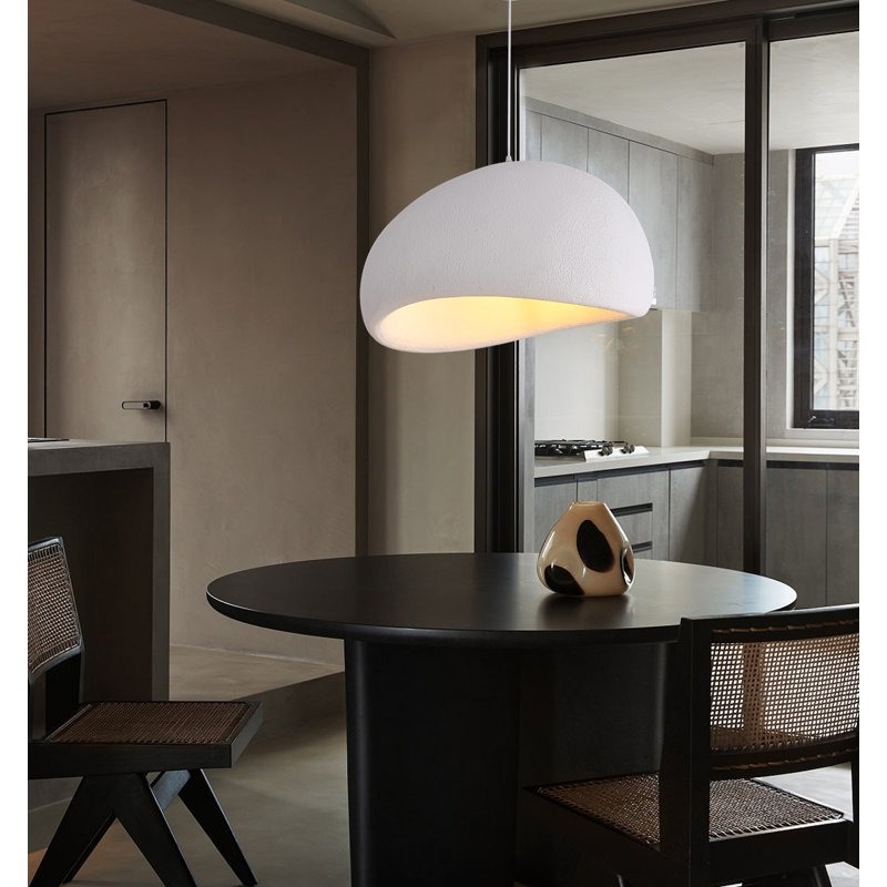 Светильник DZN-6113 БЕЛЫЙ ` D600*500/H1200/1/E27/60W белый шнур STONE 24-03 VST