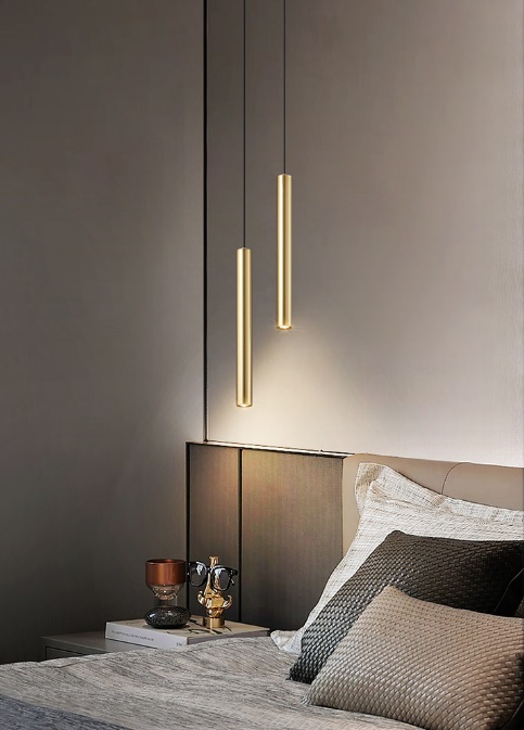 Светильник DZN-44735 БРОНЗА ` D30*300/H1200/1/LED/3W/3000K COB