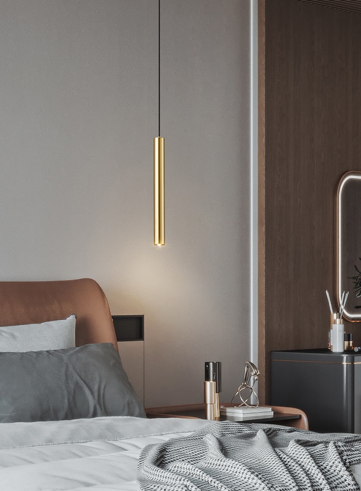 Светильник DZN-44735 БРОНЗА ` D30*300/H1200/1/LED/3W/3000K COB