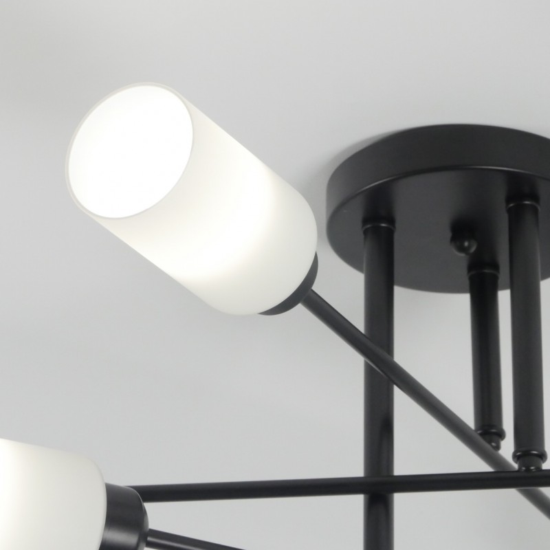 Светильник потолочный SAPFIR SPF-9522 ЧЕРНЫЙ D800/H250/6/E27/60W/без ламп QUAR6 SPFD