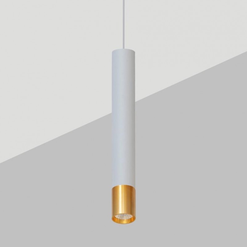 Светильник ElegantLight SPF-27474 WHITE+GOLD/БЕЛЫЙ+ЗОЛОТО ` D55/H400-1200/1/MR16/50W SPF21-10