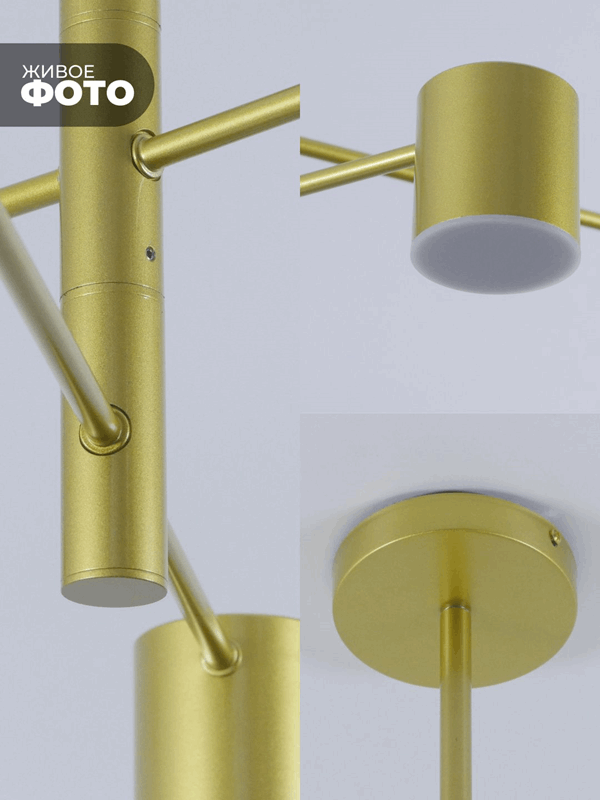 Светильник DZN-1-6-119 ЗОЛОТО ` D1050/H300/6/LED/36W/4000-4500K 22-04 (1)