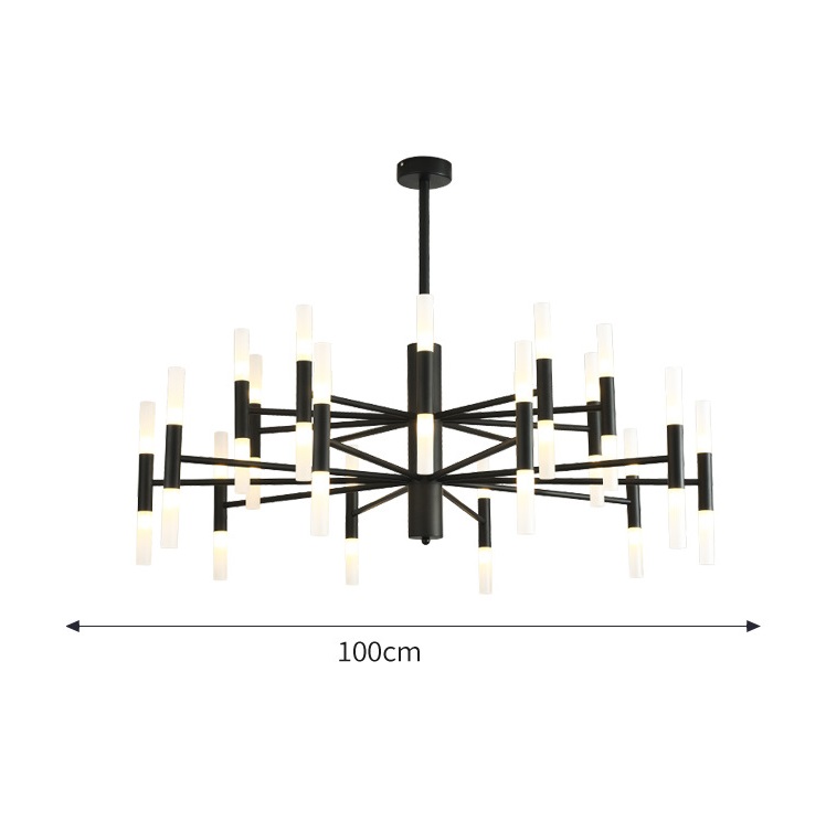 Светильник DZN-54307 ЧЕРНЫЙ ` D1000/H760/40/G4