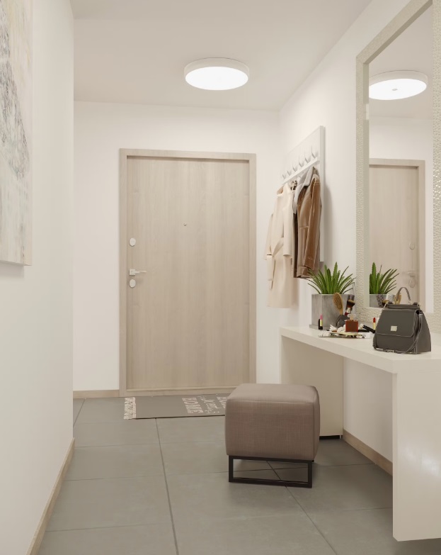 Светильник SAPFIR SPF-9533 БЕЛЫЙ D300/H58/1/LED/30W/4000K ATOM 24-12