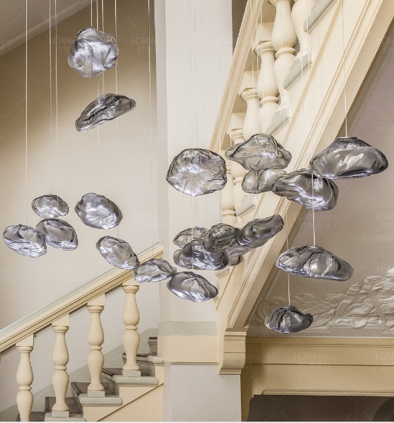 Светильник DZN-35698 РОМ+ДЫМЧАТЫЙ ` D250/H1500/1/E27/60W GRAPE