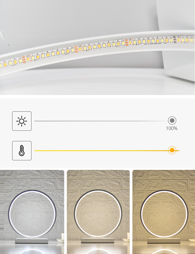 Светильник настольная лампа DZN-11110 БЕЛЫЙ ` D300/H320/1/LED/16W/2800-6500K