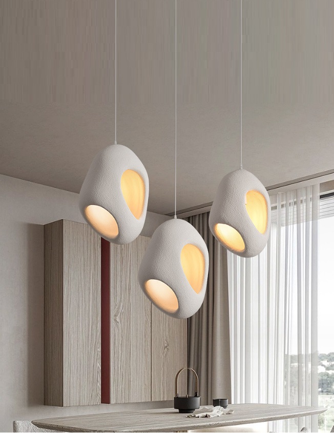 Светильник ElegantLight DZN-11127 БЕЛЫЙ ` D280/H390+1000/1/E27/60W STONE