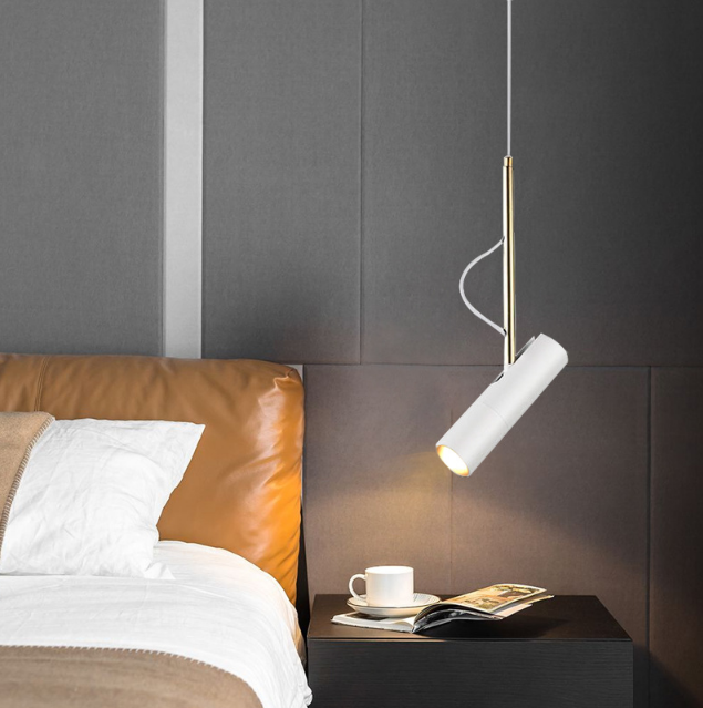 Светильник подвесной ElegantLight DZN-8247 WHITE / БЕЛЫЙ ` 1/GU10/50W POINT 23-04