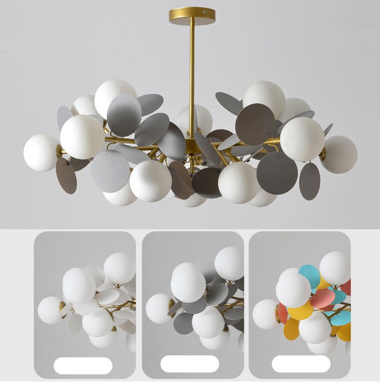 Светильник DZN1-6-146 БРОНЗА + СЕРЫЙ ` D900*300/H1000/15/G9/60W