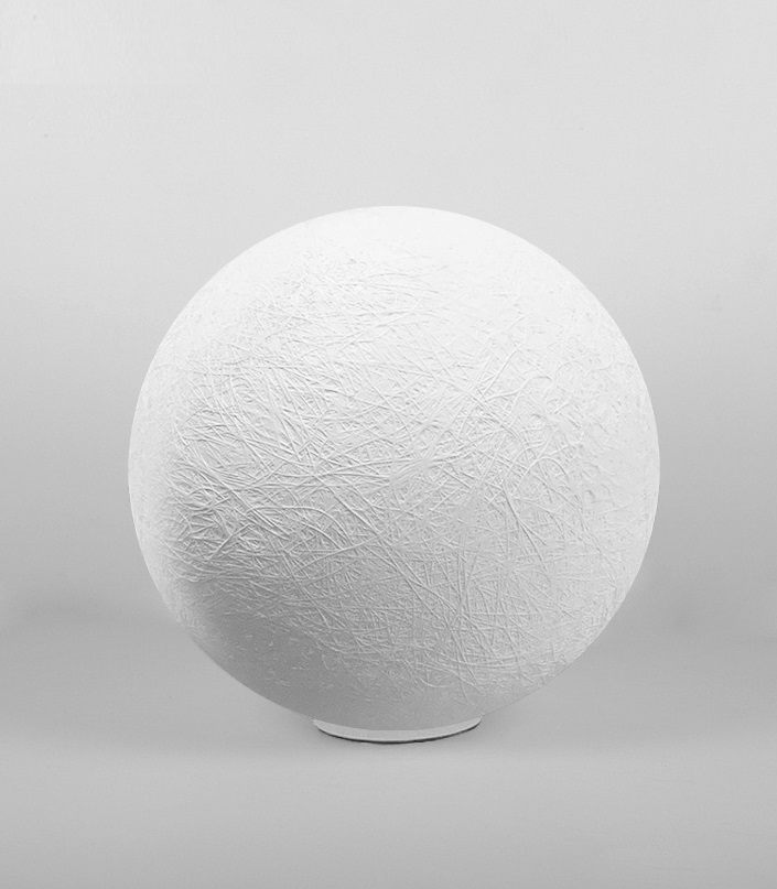 Светильник настольный DZN-45098 БЕЛЫЙ АКРИЛ ` D300/H1200/1/E27/15W MOON-LAMP