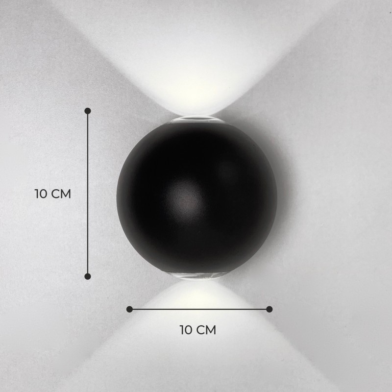 Светильник Elegant SPF-9870 BLACK/ЧЕРНЫЙ ` D100/H100/2/LED/6W/4000-4500K CARLSON SPF09