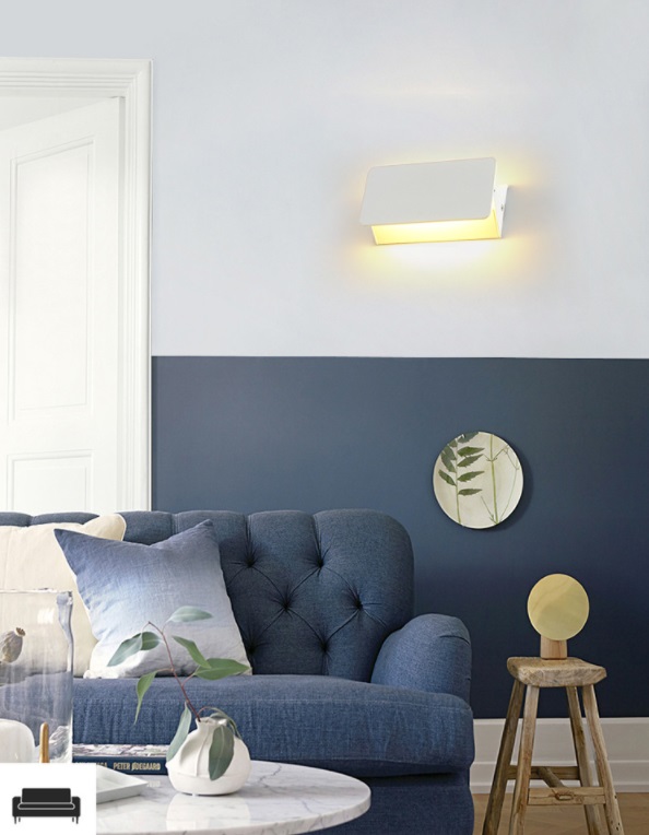 Светильник Elegant SPF-9882 WHITE/БЕЛЫЙ ` 2/LED/6W 4000-4500K 160*80*50mm SPF09