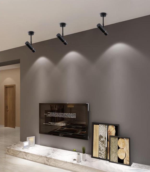 Светильник Elegant SPF-9884 BLACK/ЧЕРНЫЙ ` 7W 4000K 300*160*40mm SPF09