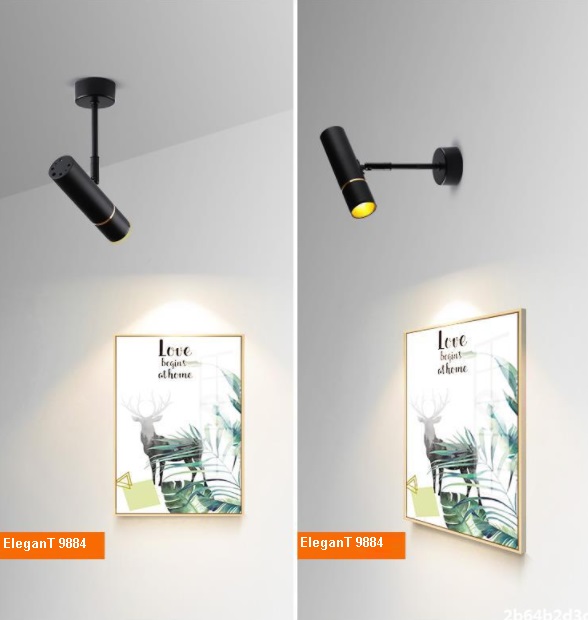 Светильник Elegant SPF-9884 BLACK/ЧЕРНЫЙ ` 7W 4000K 300*160*40mm SPF09