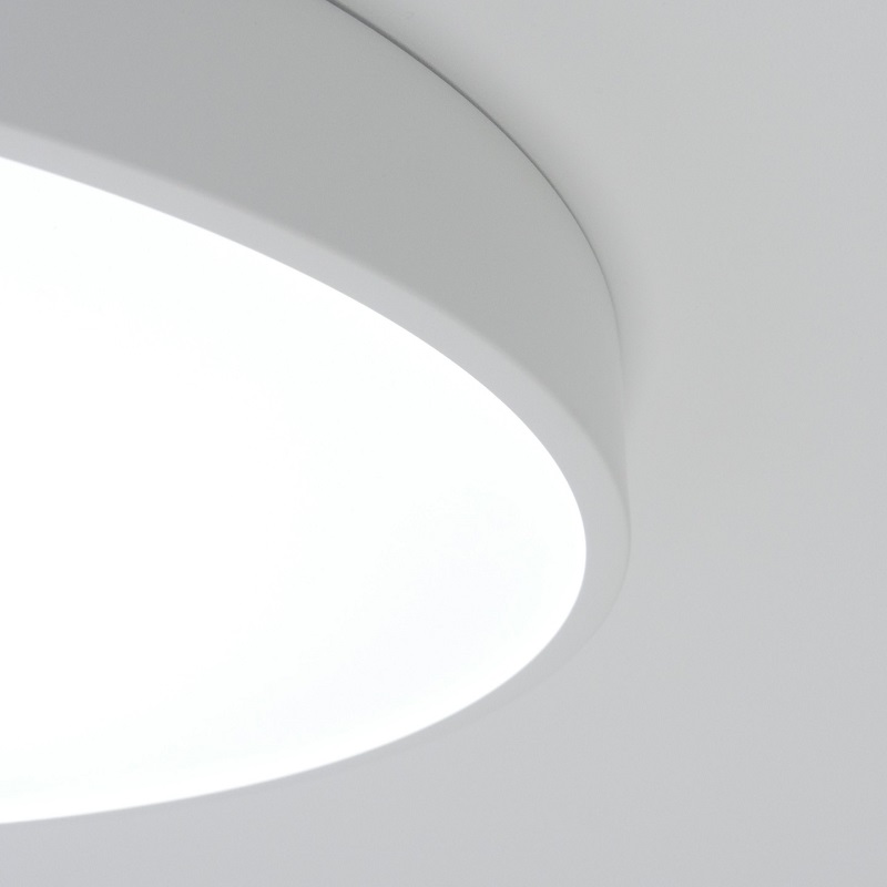 Люстра 8040 36W*2 металл круг белый D 500