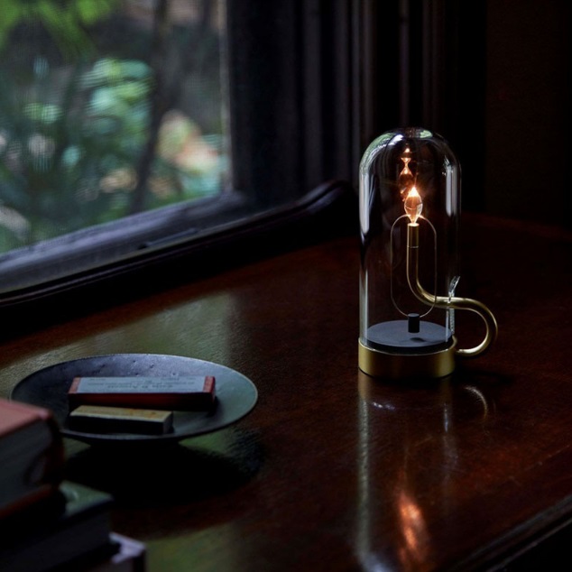 Светильник DZN-12475 БРОНЗА ` D100/H170/1/LED/3W/2800K