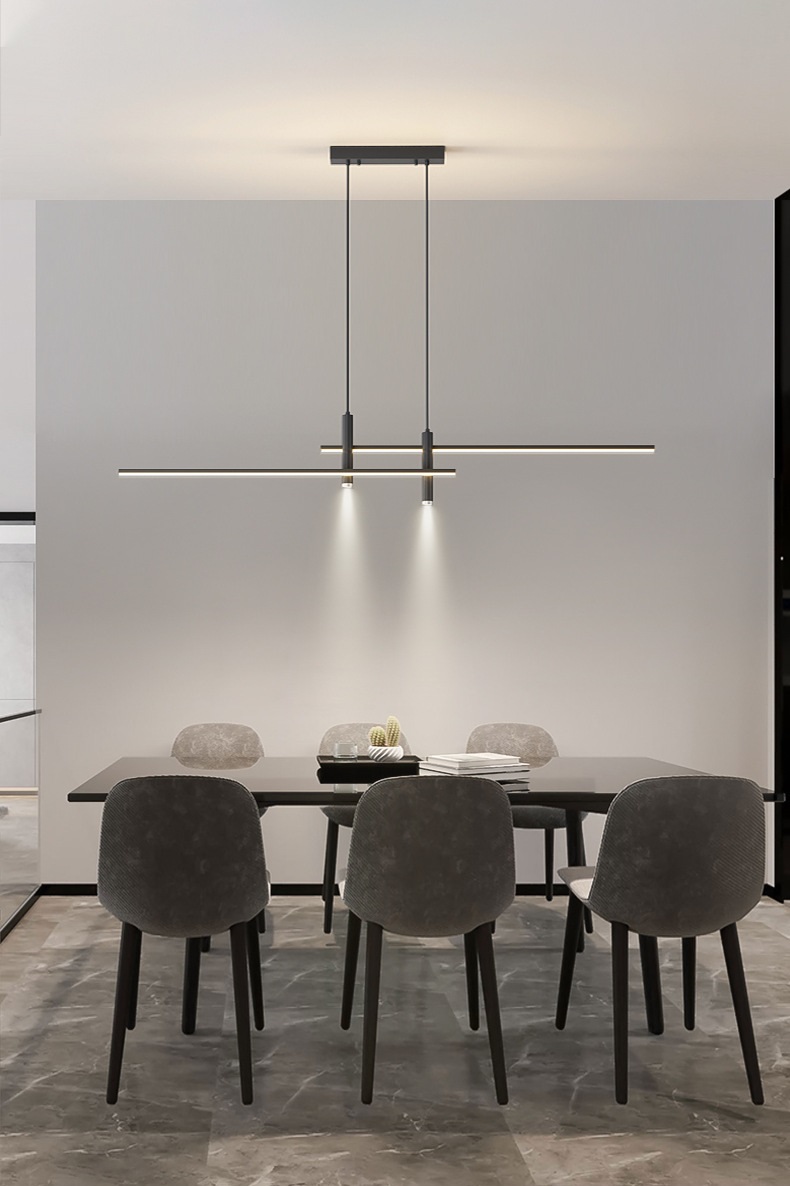 Светильник DZN-54936 ЧЕРНЫЙ ` D1200/H1500/2+2/LED+GU10/.W/4000K DANTE