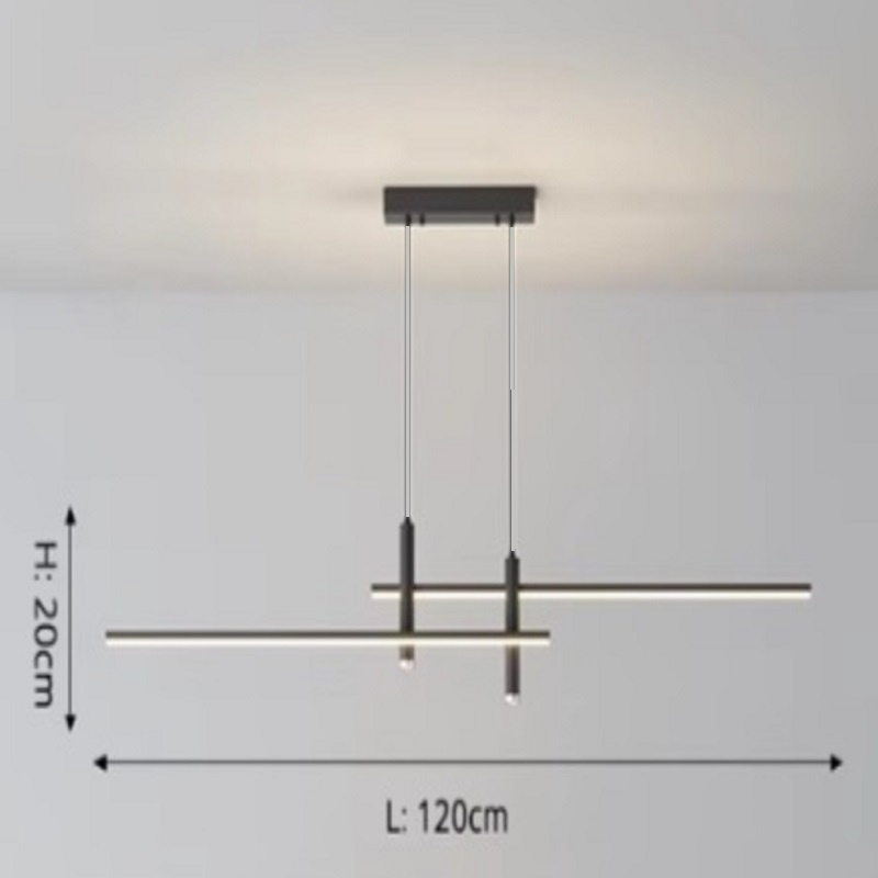 Светильник DZN-54936 ЧЕРНЫЙ ` D1200/H1500/2+2/LED+GU10/.W/4000K DANTE