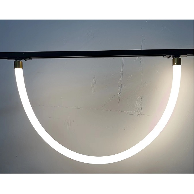 Светильник трековый SPF-12549 ЧЕРНЫЙ/БРОНЗА ` D22/H1000/1/LED/10W/4000K в тканевой оплётке FLEY 24-