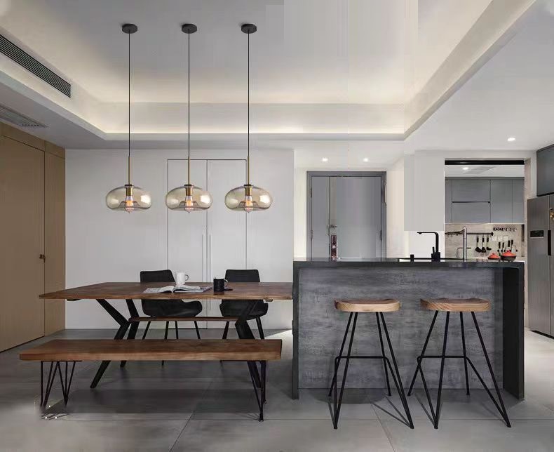 Светильник DZN-13462 БРОНЗА ` D280/H150+1500/1/E27/40W 24-08