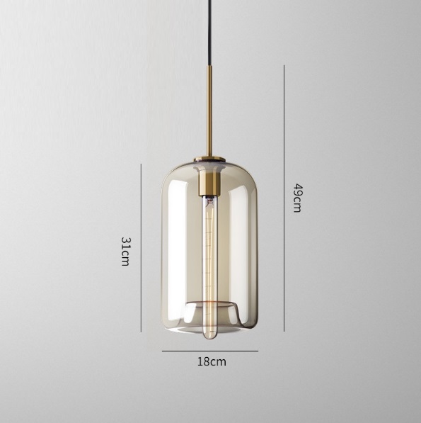 Светильник DZN-13463 БРОНЗА ` D180/H310+1500/1/E27/40W 24-08